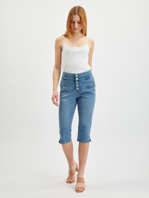 Orsay Plave ženske skraćene slim fit traperice ORSAY