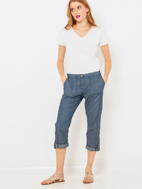 CAMAIEU Plave traperice uskog kroja 3/4 CAMAIEU