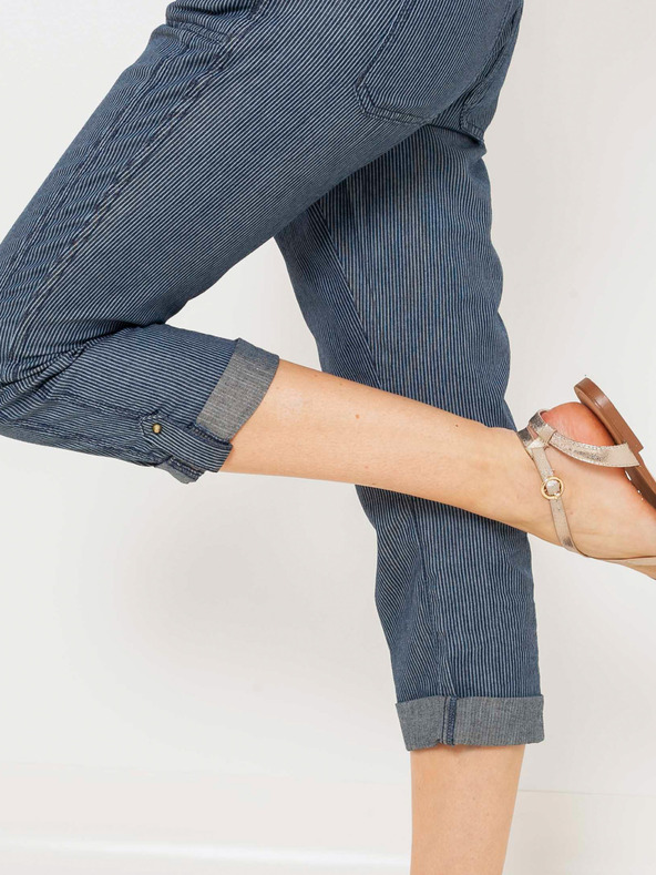 CAMAIEU Plave traperice uskog kroja 3/4 CAMAIEU