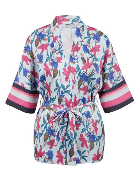 Orsay Svjetloplavi ženski kimono cvjetnog uzorka ORSAY