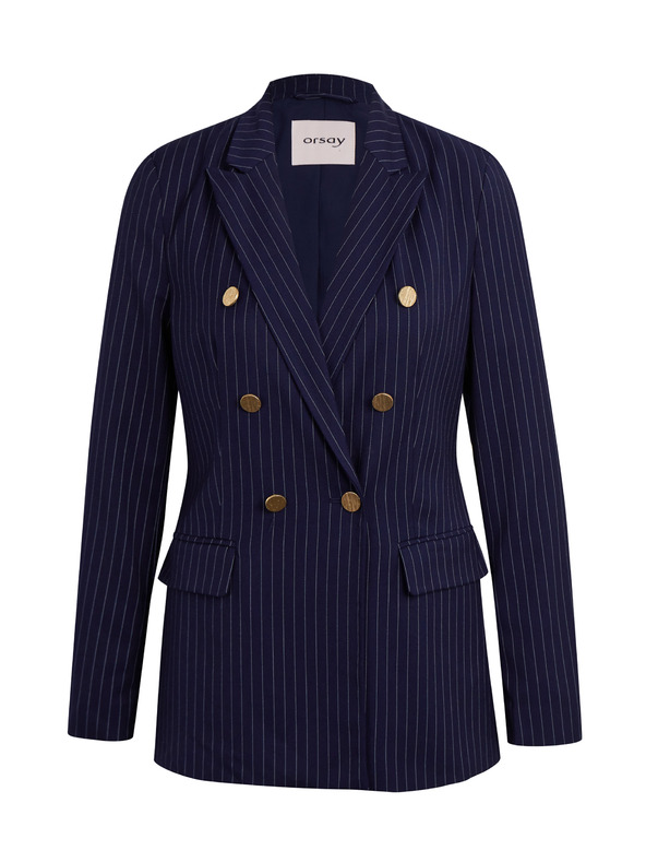 Orsay Tamnoplavi ženski prugasti sako ORSAY