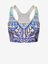 Dedoles Bijelo-plavi ženski veseli sportski grudnjak Dedoles Chakra mandala