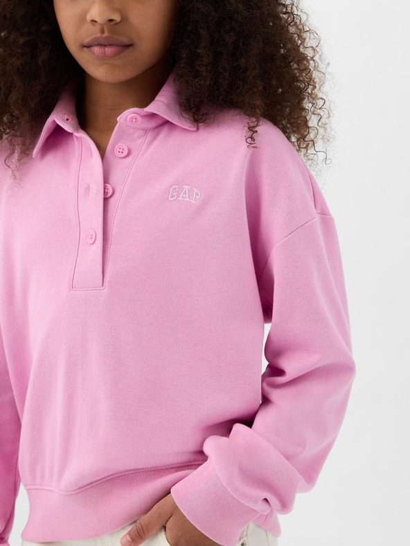 GAP Dječja dukserica s ovratnikom GAP