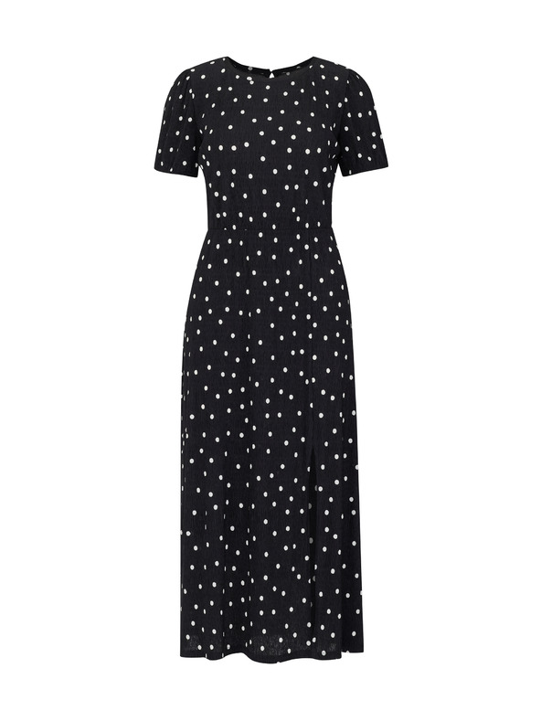 Orsay Crna ženska haljina s uzorkom ORSAY