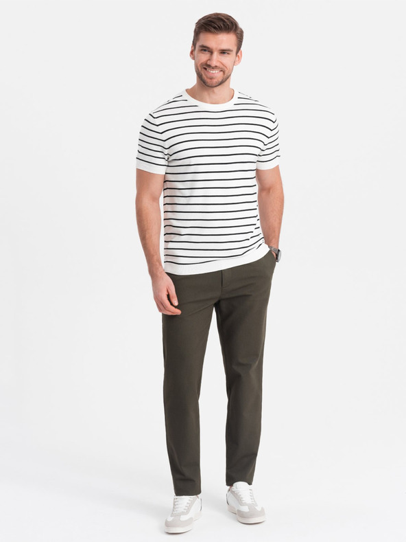 Ombre Clothing Kaki muške chino hlače Ombre odjeća