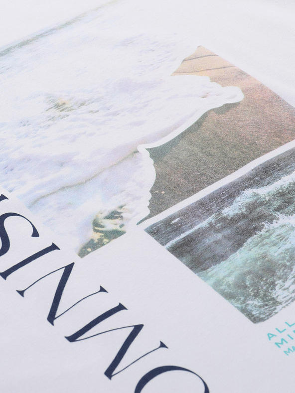 NAX Bijela ženska majica NAX NERGA