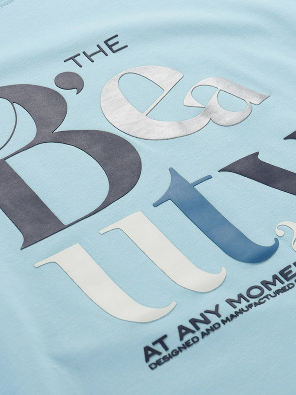 NAX Svijetlo plava ženska majica NAX NERGA