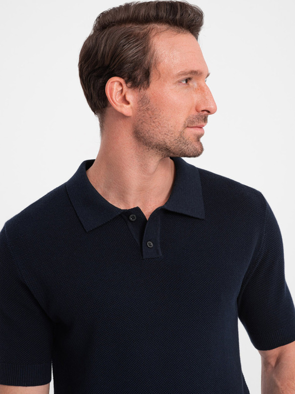 Ombre Clothing Tamnoplava muška polo majica Ombre Clothing