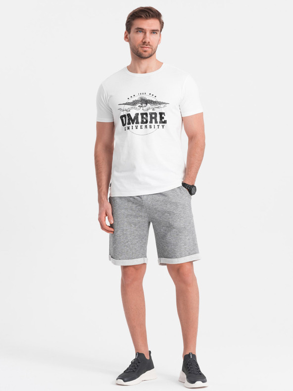 Ombre Clothing Ombre Clothing muške sive tigraste kratke hlače