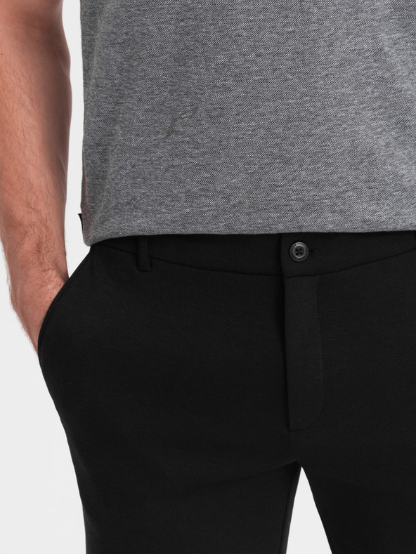 Ombre Clothing Crne muške kratke hlače Ombre odjeća