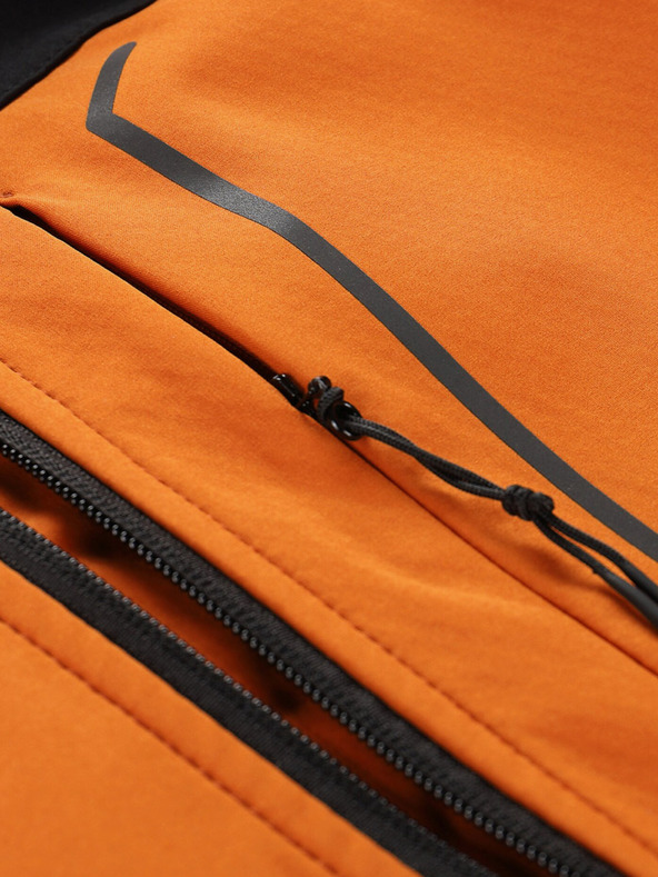ALPINE PRO Narančasta muška softshell jakna ALPINE PRO ESPRIT