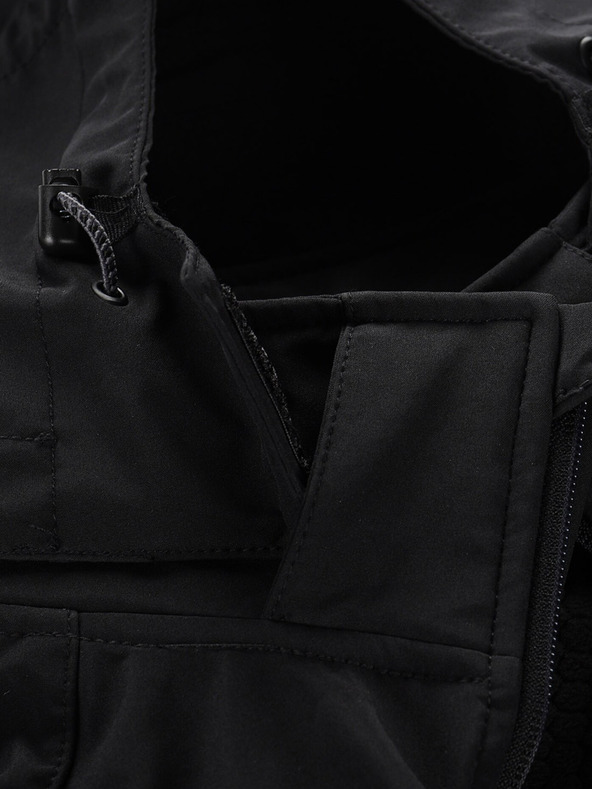 ALPINE PRO Crna muška softshell jakna ALPINE PRO HOOR