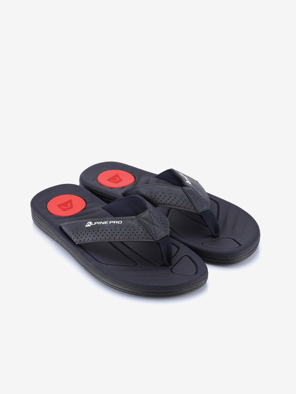 ALPINE PRO Crne muške japanke ALPINE PRO Ewan