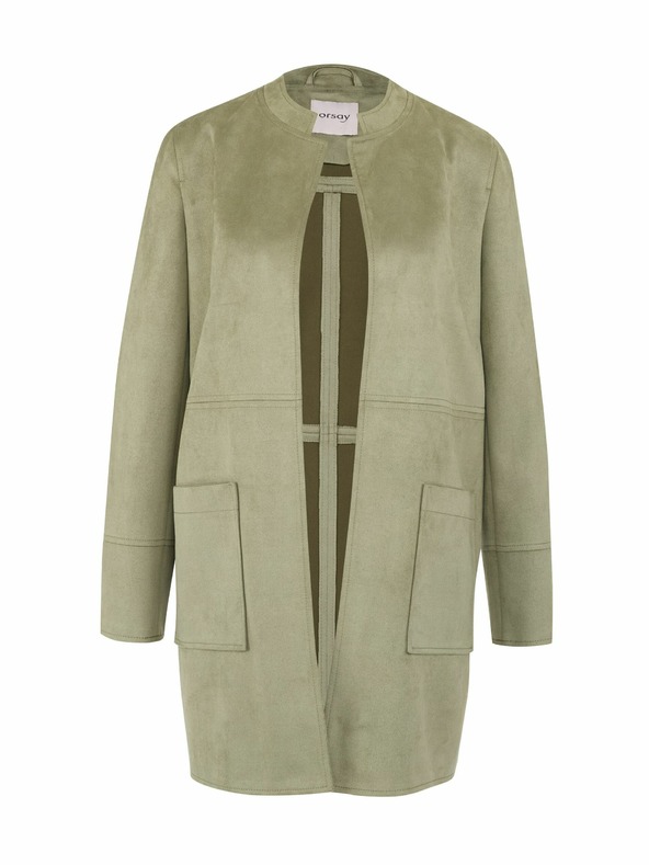 Orsay Kaki ženski svijetli kaput ORSAY