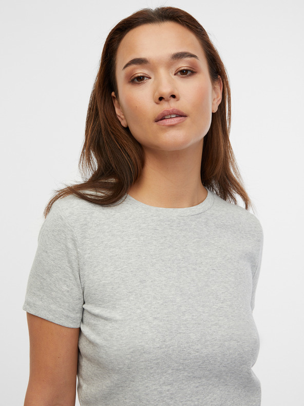 Orsay Svijetlo siva ženska tigrasta osnovna ORSAY majica