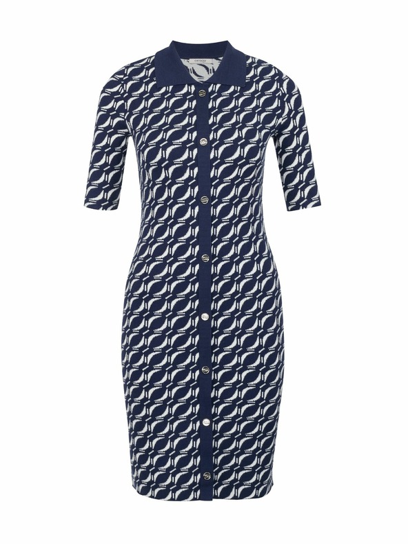 Orsay Tamnoplava ženska džemper haljina s uzorkom ORSAY