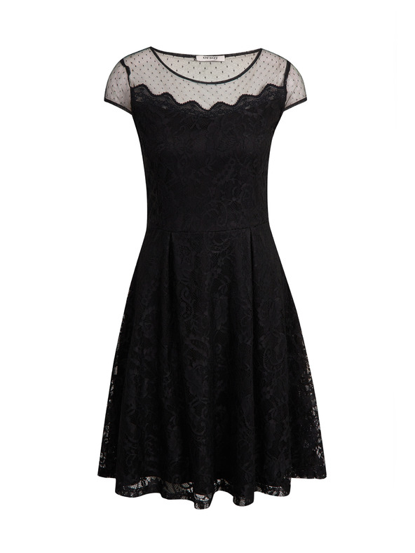 Orsay Crne ženske čipkaste haljine ORSAY