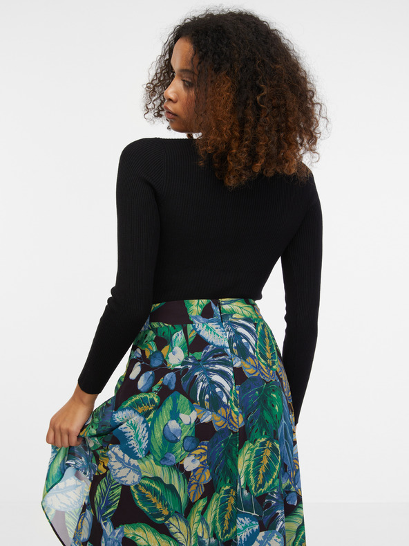 Orsay Crni ženski rebrasti pulover ORSAY