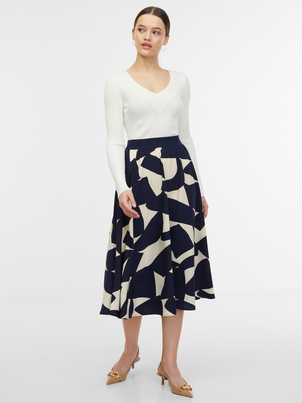 Orsay Bijeli ženski rebrasti pulover ORSAY