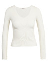 Orsay Bijeli ženski rebrasti pulover ORSAY