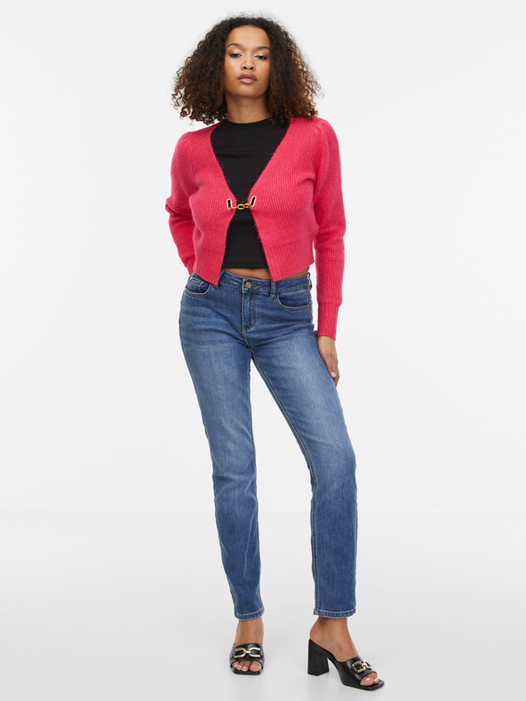 Orsay Roze ženski kardigan sa dodatkom ORSAY vune