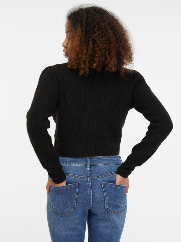 Orsay Crni ženski kardigan s primjesom ORSAY vune