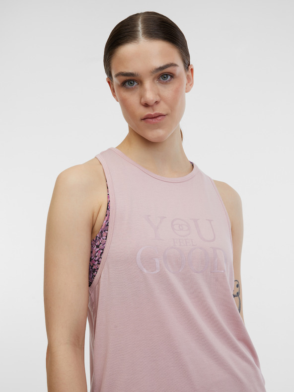 Orsay Svijetlo ružičasta ženska sportska majica bez rukava ORSAY