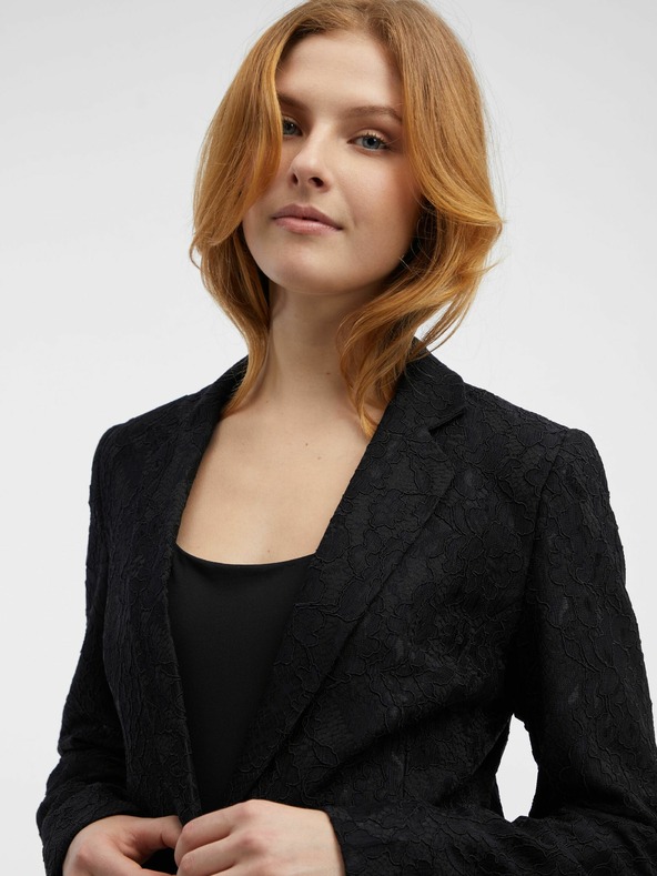 Orsay Crna ženska jakna s uzorkom ORSAY