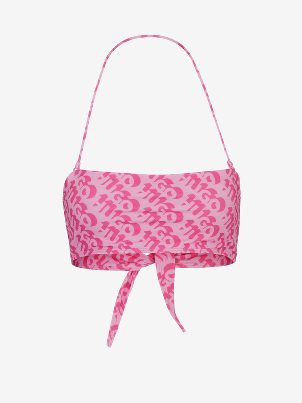 HUGO Pink ženski gornji dio kupaćeg kostima s uzorkom