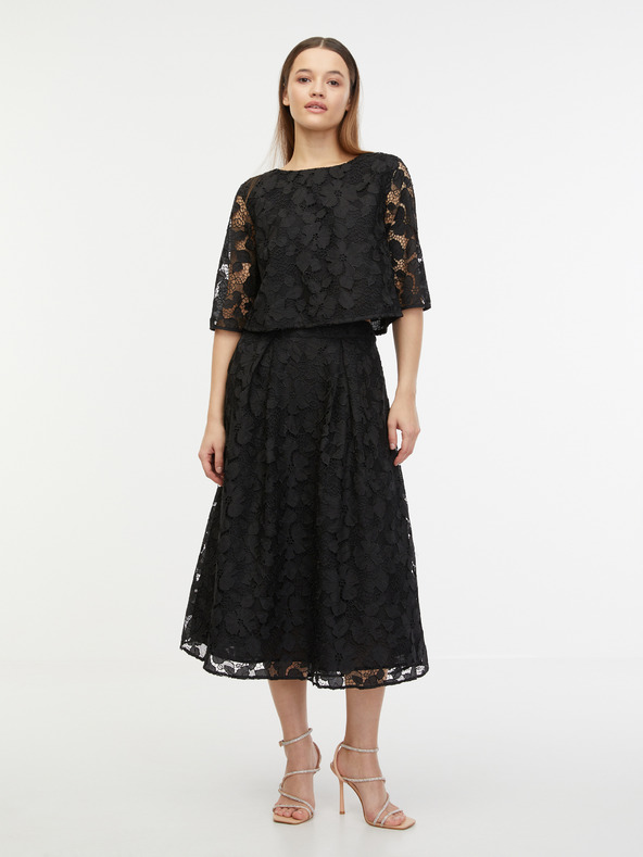 Orsay Crna ženska čipkasta bluza ORSAY