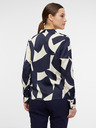 Orsay Krem-plava ženska satenska bluza s uzorkom ORSAY