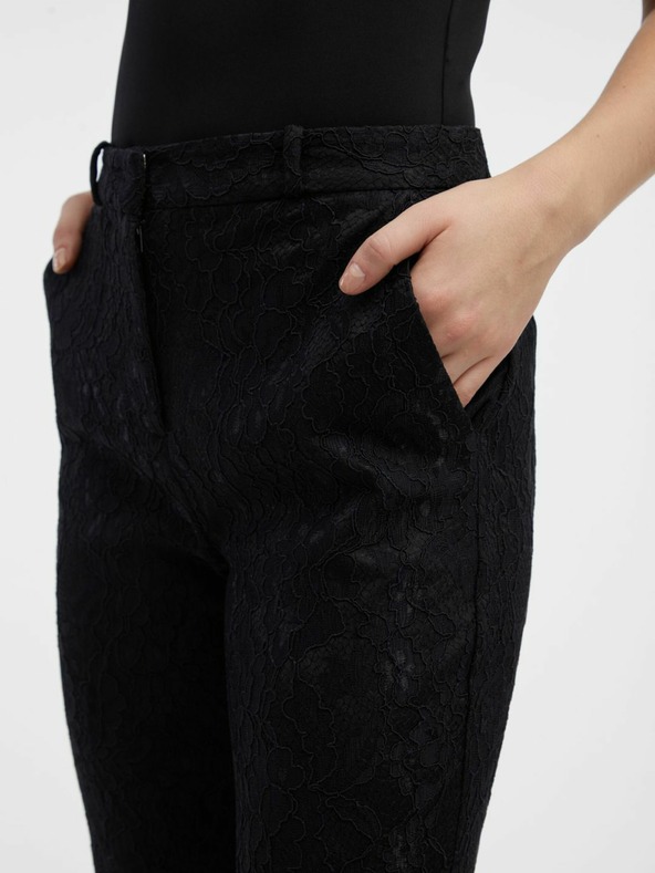 Orsay Crne ženske hlače ORSAY