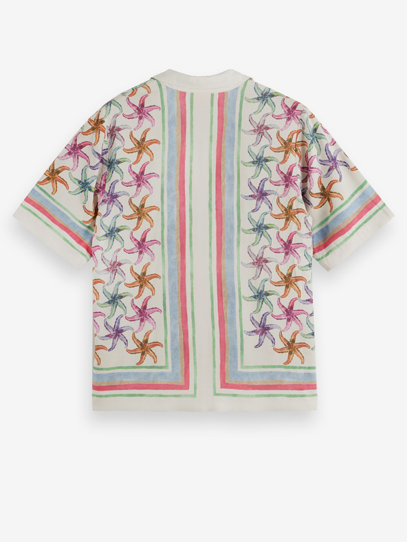Scotch & Soda Scotch & Soda krem ​​ženska košulja s uzorkom