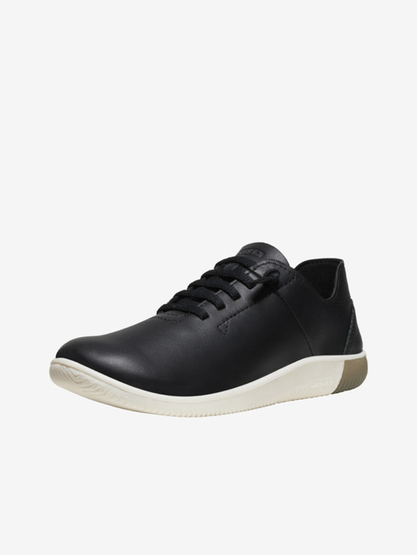 Keen Crne ženske kožne tenisice bez podstave Keen KNX