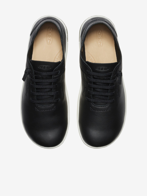 Keen Crne ženske kožne tenisice bez podstave Keen KNX