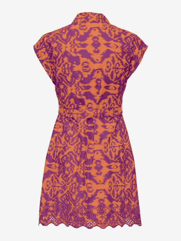 ONLY Narančasto-ljubičasta ženska košulja s uzorkom ONLY Lou