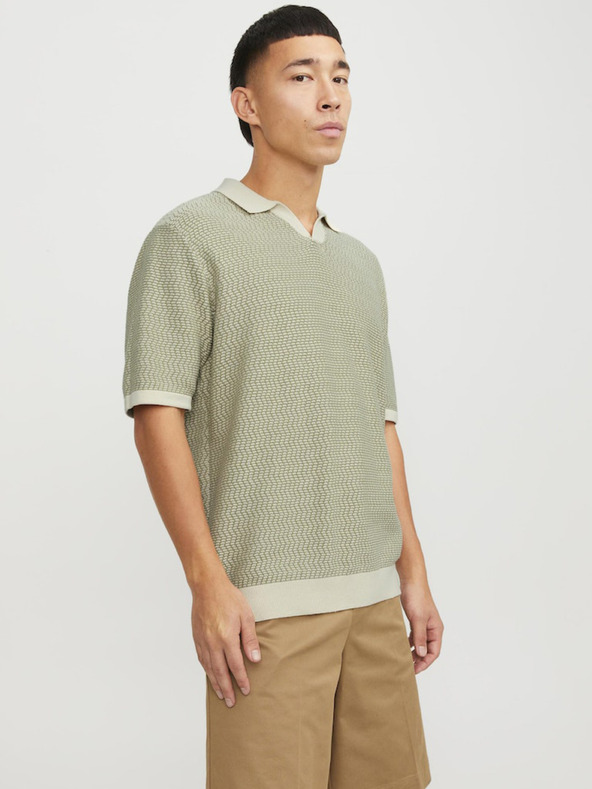 Jack & Jones Zelena muška polo majica Jack & Jones Mykonos
