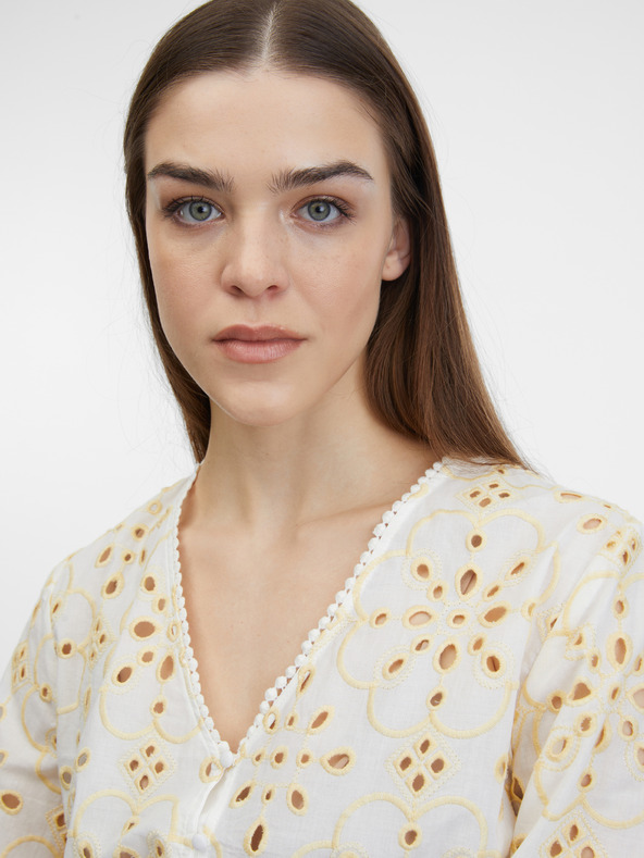 Orsay Žuto-bijela ženska bluza ORSAY