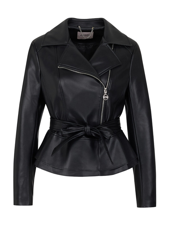 Orsay Crna ženska kožna jakna ORSAY