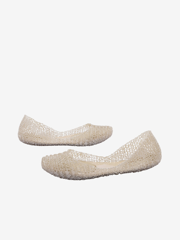 Melissa Cream Melissa Campana Papel Četkane ženske balerinke