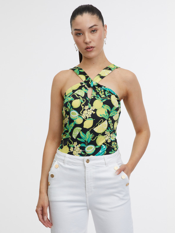 Orsay Crno-žuta ženska majica s uzorkom ORSAY