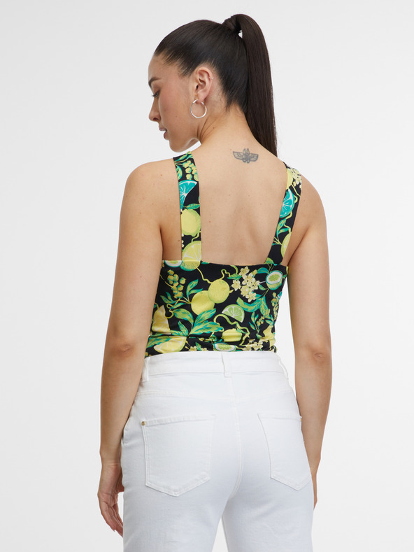 Orsay Crno-žuta ženska majica s uzorkom ORSAY