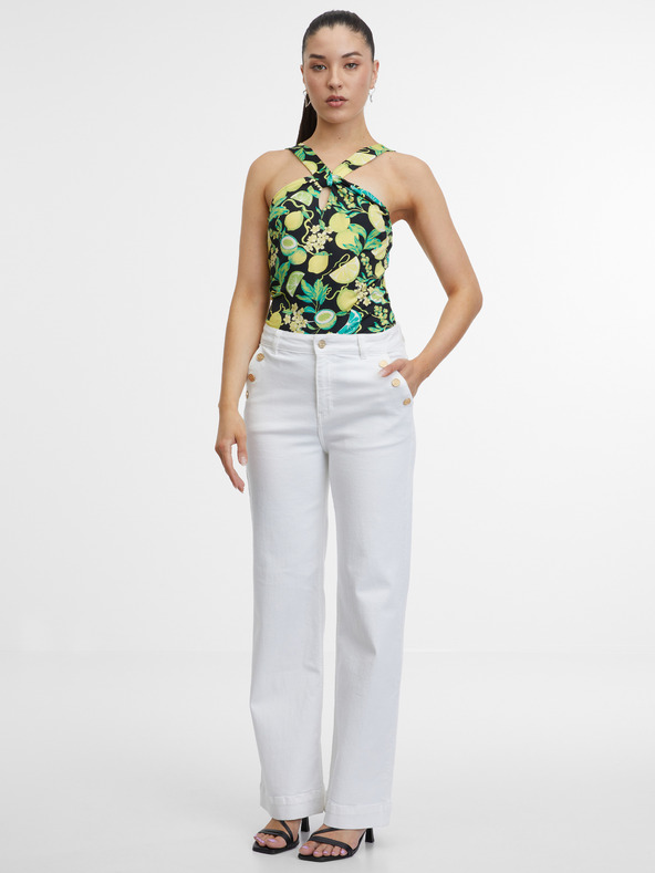 Orsay Crno-žuta ženska majica s uzorkom ORSAY