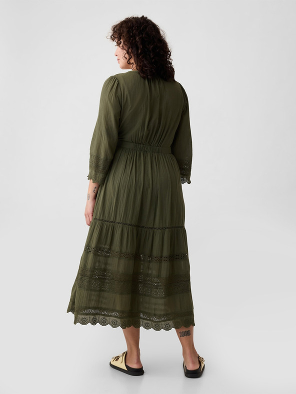 GAP Čipkaste midi haljine GAP