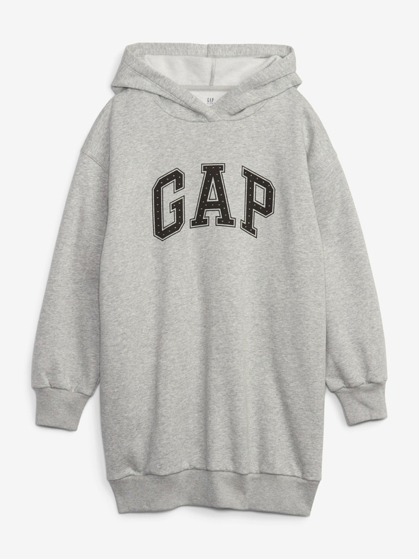 GAP Dječja sweatshirt haljina s logom GAP