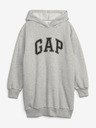 GAP Dječja sweatshirt haljina s logom GAP