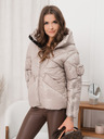 Edoti Ženska prošivena zimska jakna u srebrnoj boji Edoti
