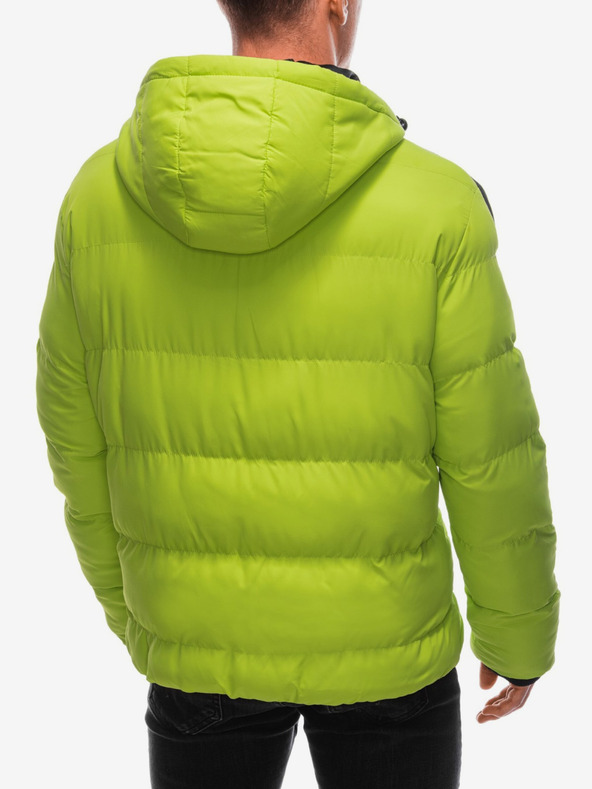 Edoti Svijetlozelena muška prošivena zimska jakna Edoti
