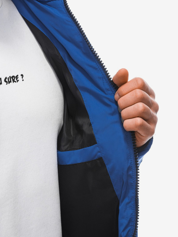 Edoti Edoti plava muška prošivena zimska jakna