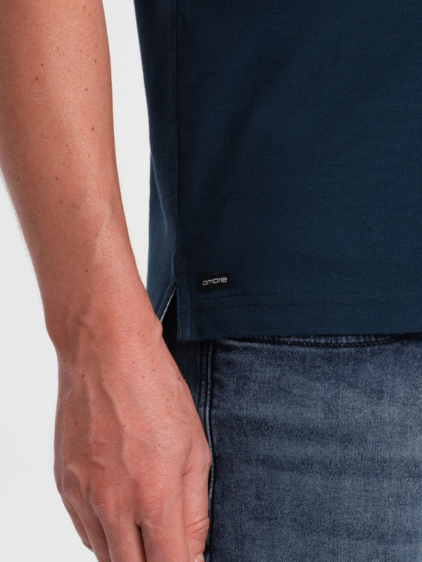 Ombre Clothing Tamnoplava muška polo majica Ombre Clothing